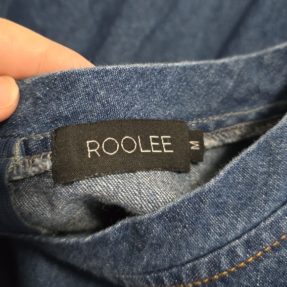 Roolee denim midi 1/2 sleeve dress - Picture 7 of 8